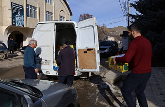 Школьники Лакского района собрали гуманитарную помощь для участников СВО