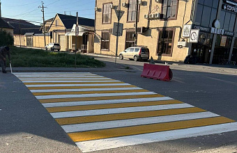 В Хасавюрте продолжаются работы по обеспечению безопасности дорожного движения