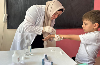 Более половины детей Гергебильского района получили прививки против полиомиелита