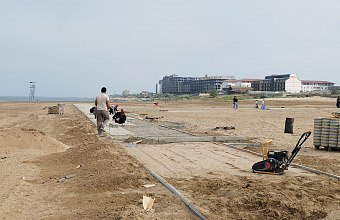 В Избербаше начались работы по благоустройству городского пляжа