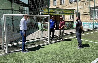В Дагестане «Единая Россия» провела мониторинг состояния футбольных площадок