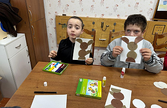 Для воспитанников реабилитационного центра организовали развивающее мероприятие