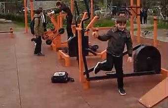 Площадку для воркаута возвели в микрорайоне «Черемушки» города Кизляра