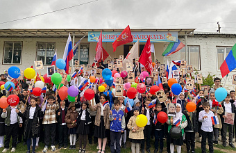 Культурно-образовательные учреждения Кайтагского района участвуют в акции «Знамя Победы»