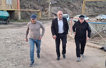 Магомед Абдулкадиров с рабочим визитом посетил село Кубачи