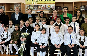 В Дагестане «Единая Россия» открыла Парты Героя в память об участнике СВО Магомеде Исбакиеве