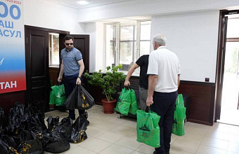 Минтруд Дагестана раздал более 1 000 проднаборов нуждающимся и семьям участников СВО в дни Курбан-байрама