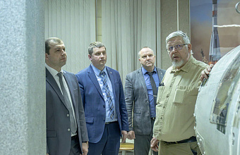 Ректор ДГТУ Назим Баламирзоев провел рабочую встречу с ректором ВОЕНМЕХа Александром Шашуриным