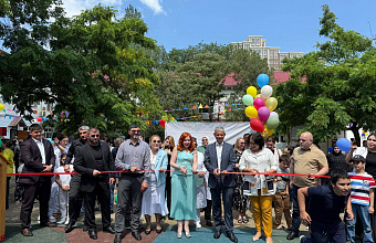 Новую детскую площадку открыли в медучреждении Дагестана при поддержке экотуркомплекса «Главрыба»