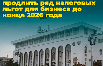Власти Дагестана планируют продлить ряд налоговых льгот для бизнеса до конца 2026 года