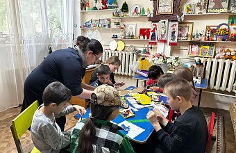 В Хасавюртовском районе воспитанники Реабилитационного центра приняли участие в конкурсе поделок