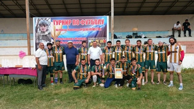 В Хивском районе прошел футбольный турнир памяти участника СВО Фарида Рамазанова