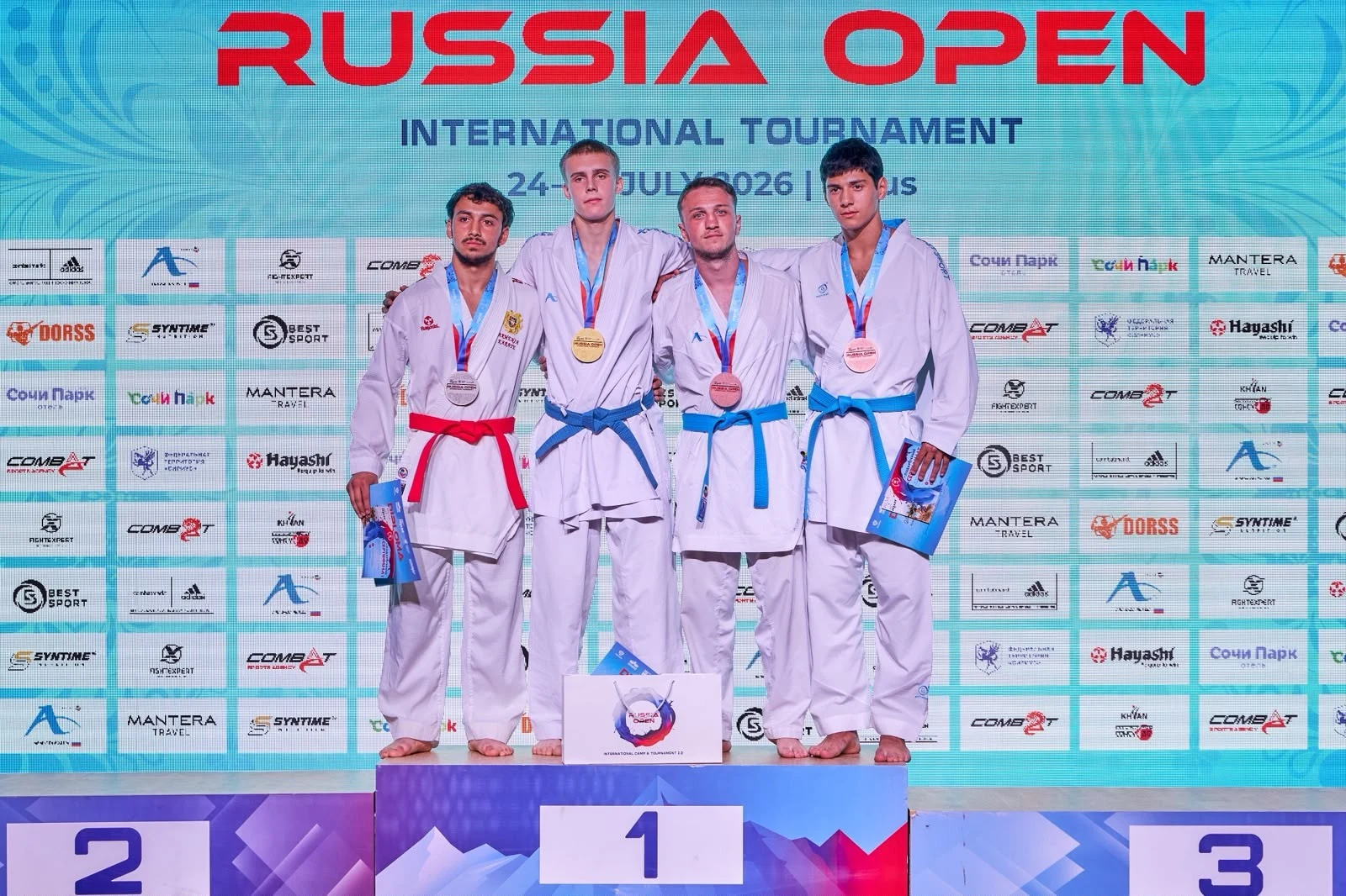 Дагестанские каратисты завоевали две бронзовые медали турнира Russia Open WKF