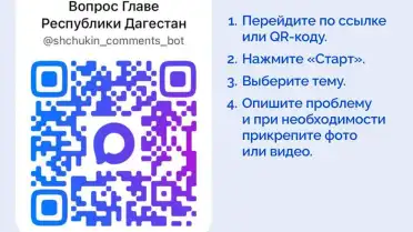 Запущен официальный чат-бот для обращений к Главе Республики Дагестан
