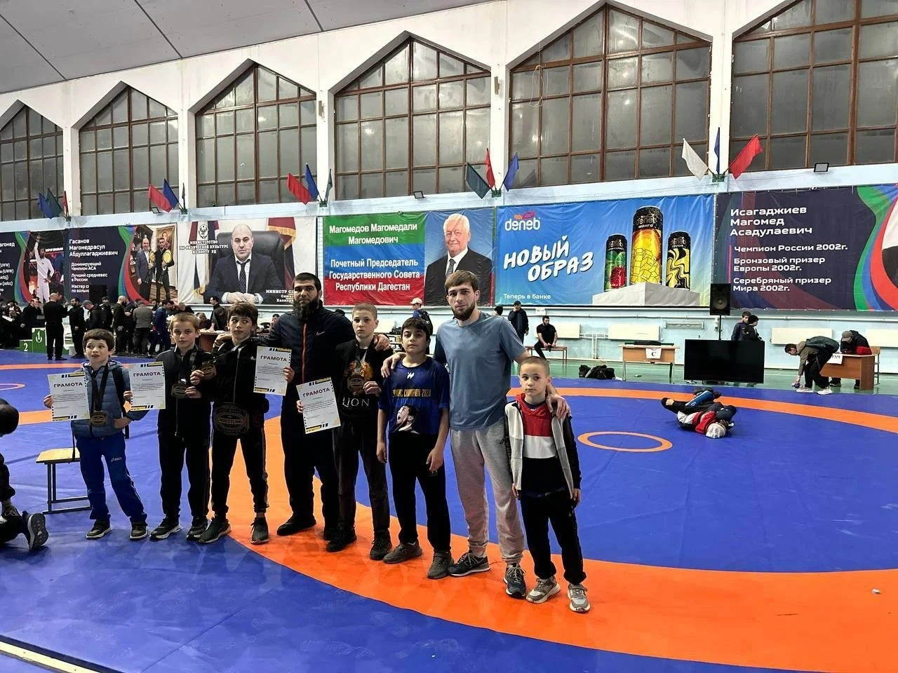 Юные спортсмены Гергебильского района завоевали медали в открытом турнире по вольной борьбе