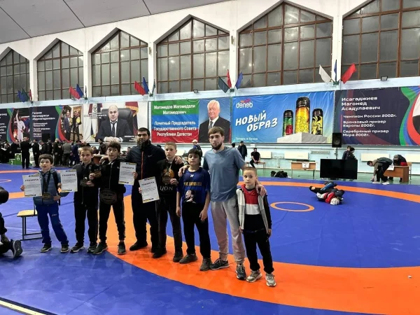 Юные спортсмены Гергебильского района завоевали медали в открытом турнире по вольной борьбе