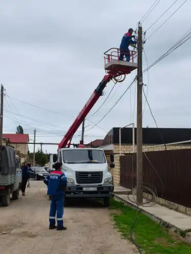 В селе Хазар Дербентского района оперативно решили проблему с перебоями света после обращения к главе Дагестана