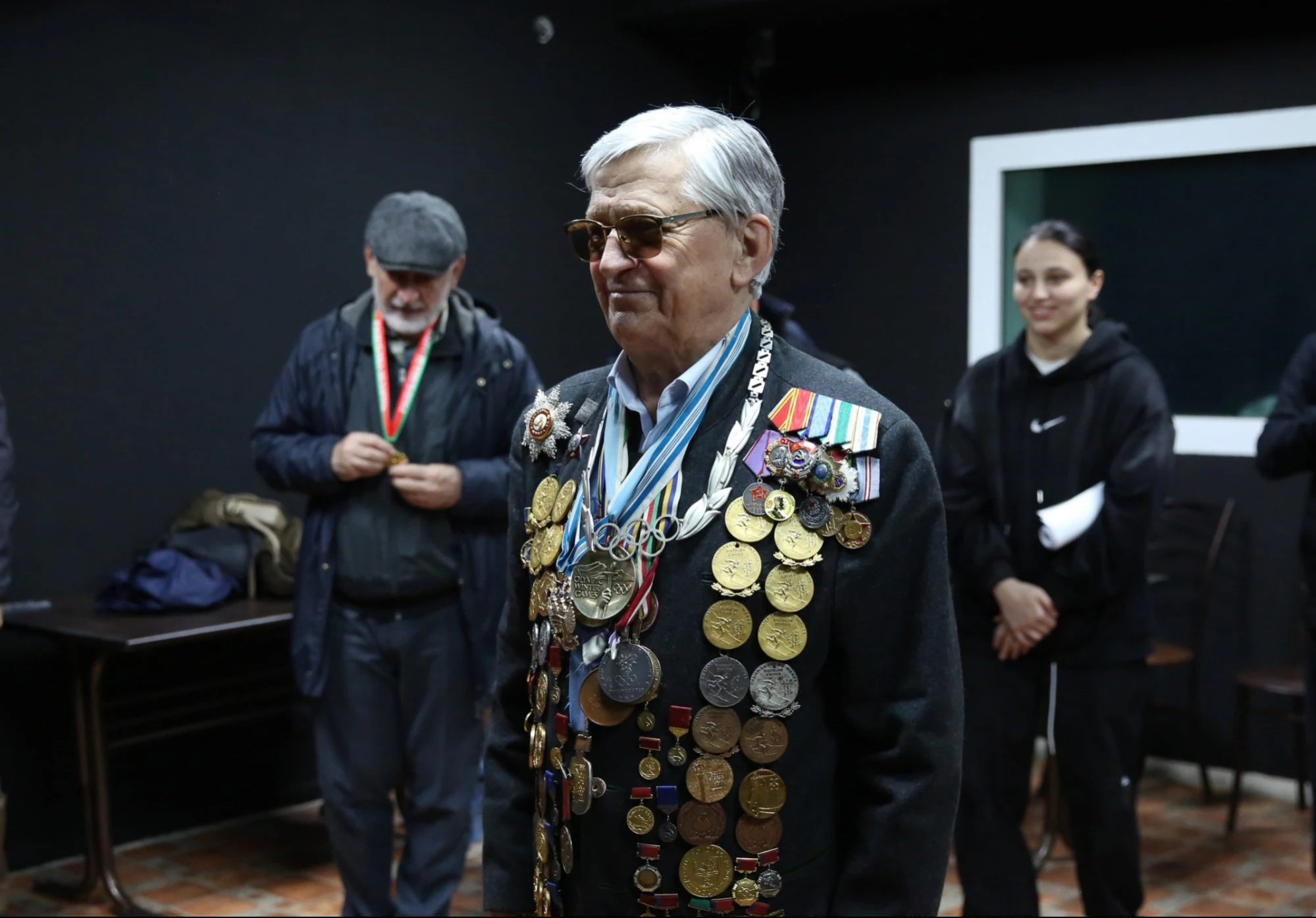 Четырёхкратный олимпийский чемпион по биатлону Александр Тихонов посетил Дагестан