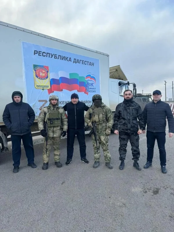 Масштабный гуманитарный груз из дагестанского села Первомайского доставлен в Запорожскую область