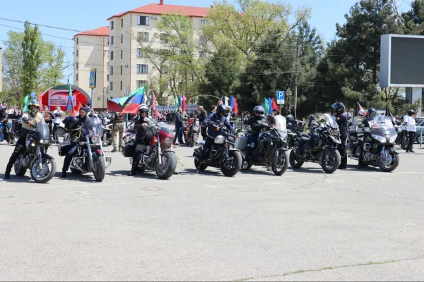 Избербаш принял международный мотомарш «Дороги Победы»
