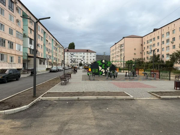 В рамках проекта «Комфортная городская среда» в Избербаше благоустроены четыре общественных пространства