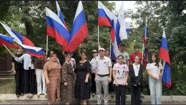 В Дагестане прошли мероприятия ко Дню Государственного флага России