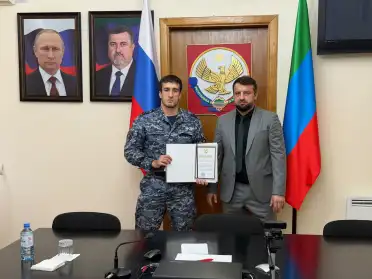 В Избербаше в профессиональный праздник чествовали сотрудников вневедомственной охраны