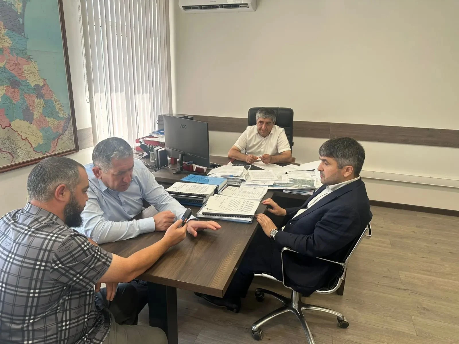 В Дагавтодоре рассмотрели вопрос восстановления дорожной инфраструктуры в Табасаранском районе после паводков