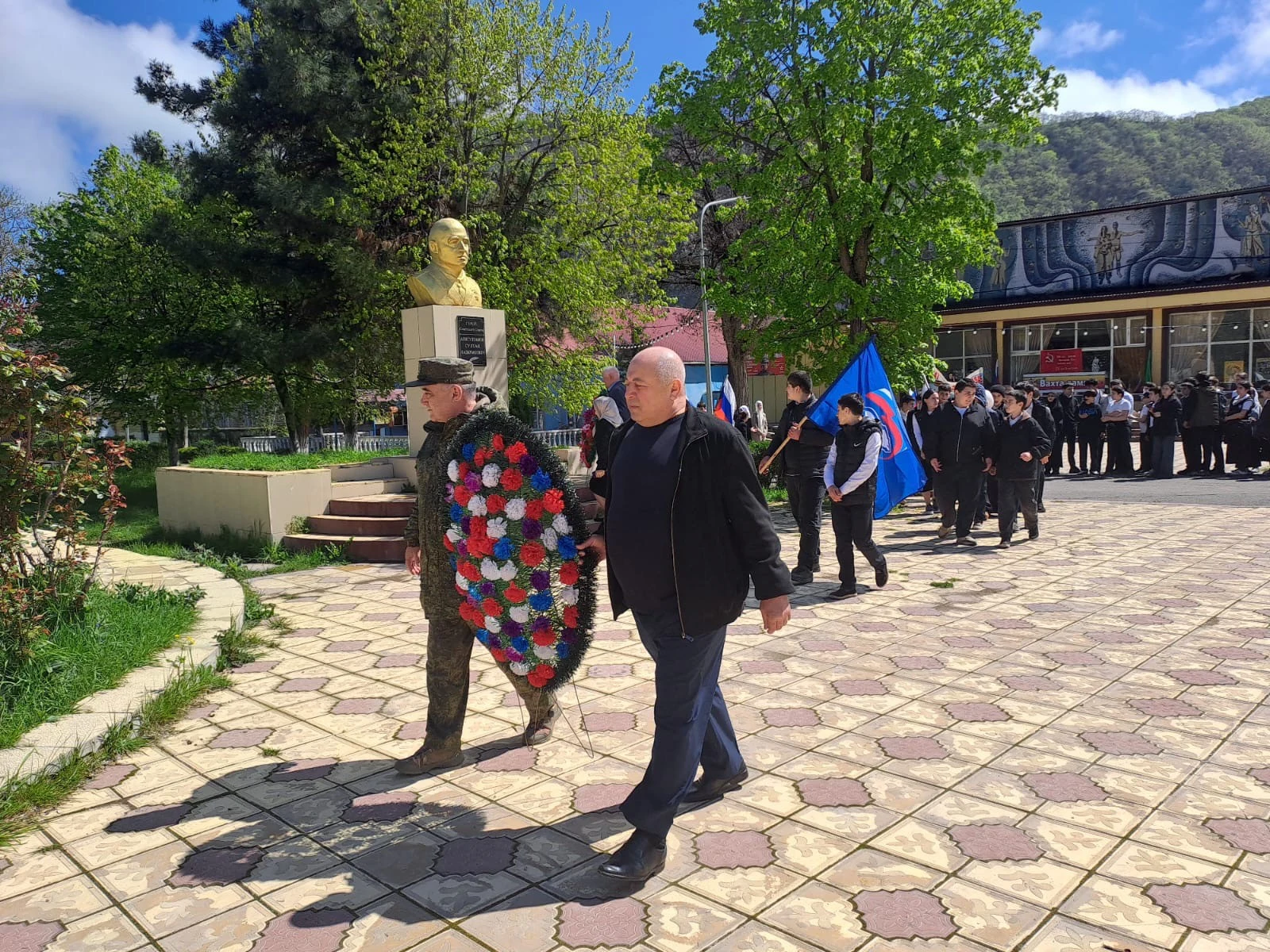 В преддверии Дня Победы в Кайтагском районе провели «Вахту Памяти»