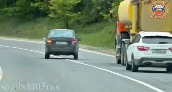 Более 350 водителей в Дагестане привлечены к ответственности за выезд на «встречку»