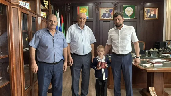 Государственные и ведомственные награды вручены родным погибших участников СВО в Магарамкентском районе