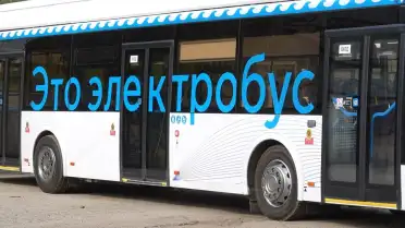 В Махачкале впервые в тестовом режиме на городской маршрут вывели электробус