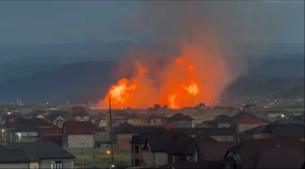 В Дагестане очевидец отравился дымом, снимая пожар на газопроводе