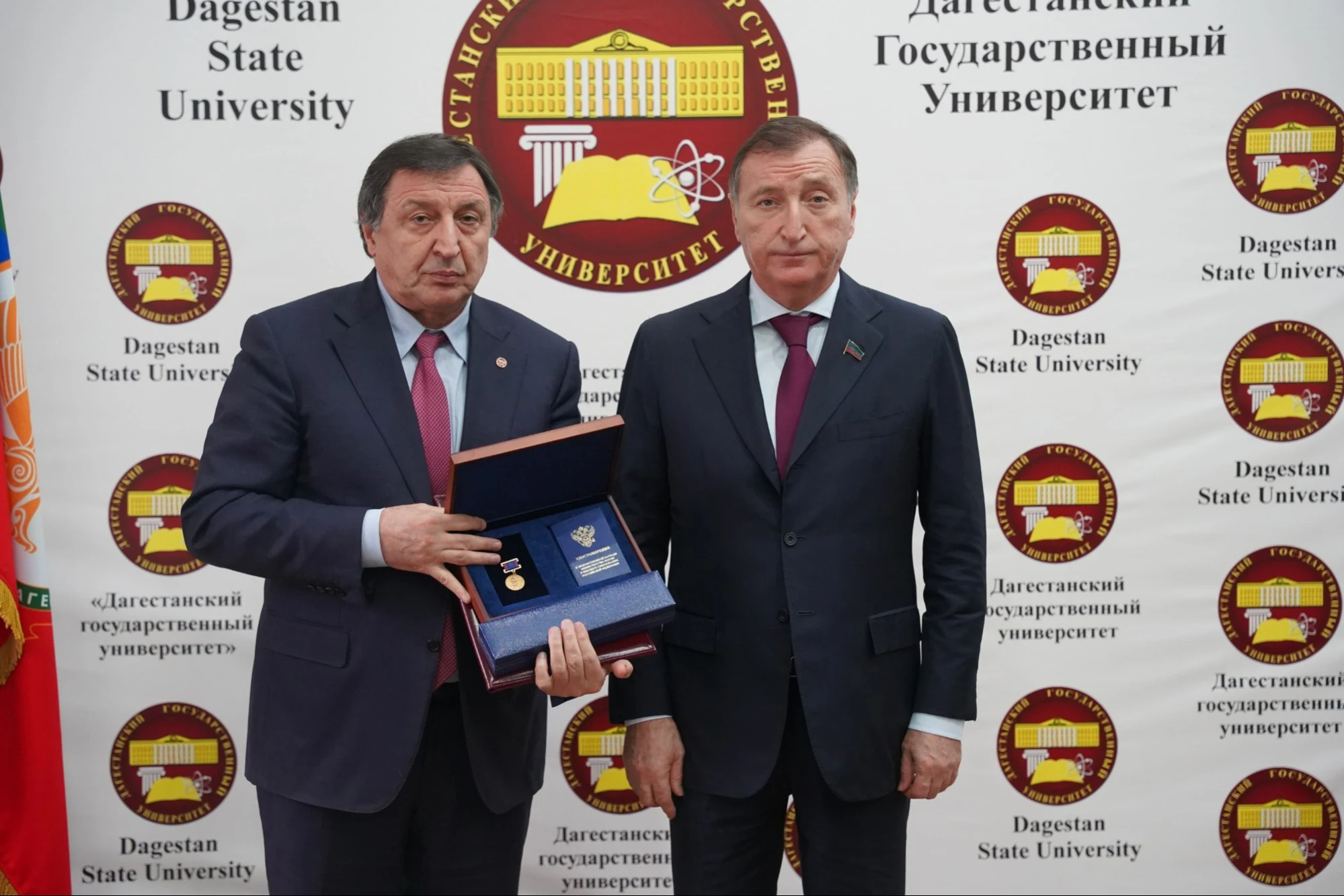 Ректор Даггосуниверситета удостоен медали Минобрнауки России