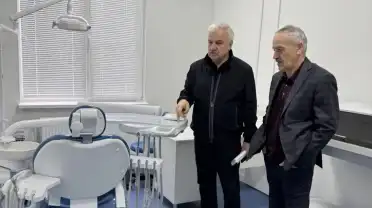 Депутат Госдумы Нурбаганд Нурбагандов посетил новую женскую консультацию в Сергокалинском районе
