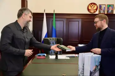 Муфтий Москвы Ильдар Аляутдинов встретился с премьер-министром РД Магомедом Рамазановым