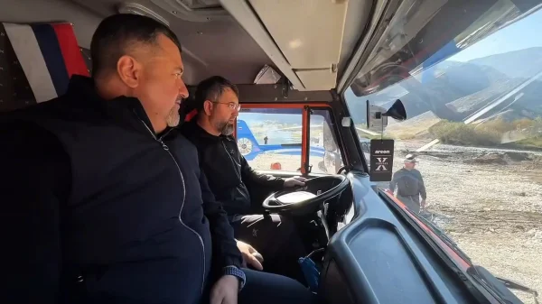 Глава Дагестана принял участие в открытии временной объездной дороги вблизи «Красного моста»