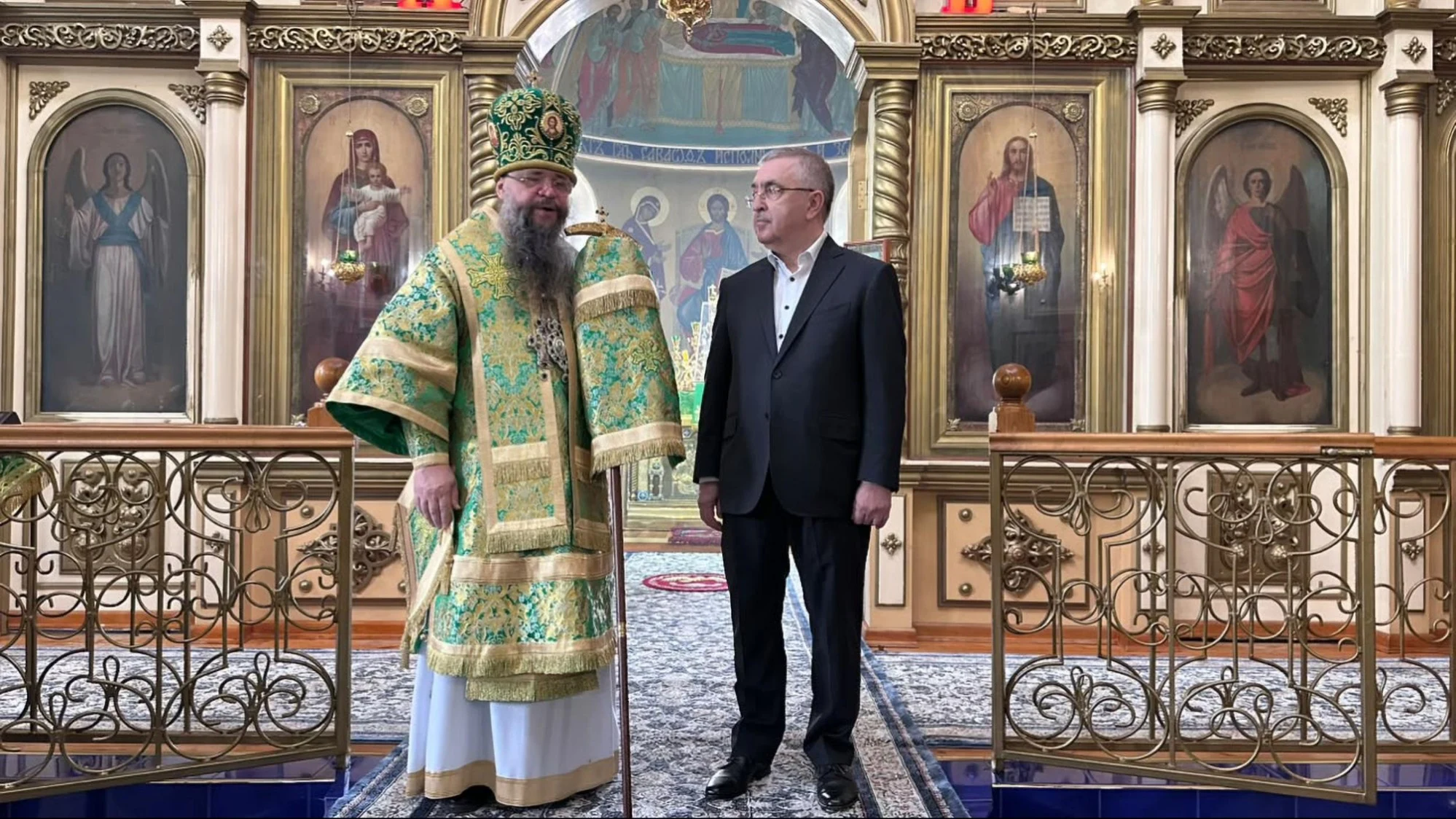 Юрий Левицкий поздравил владыку Варлаама с Днем тезоименитства