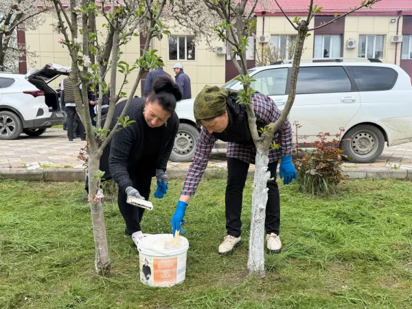 В Магарамкентском районе прошел масштабный субботник