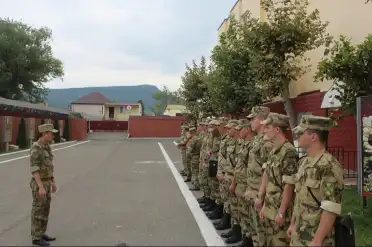 В Дагестане прошел сбор с выпускниками военных вузов Росгвардии