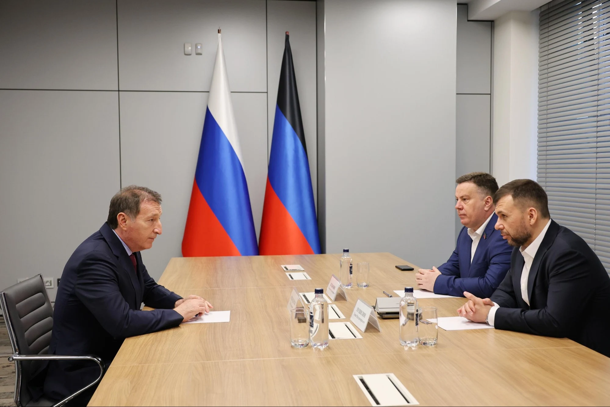 Заур Аскендеров встретился с Главой ДНР Денисом Пушилиным