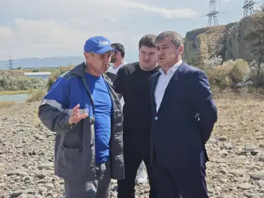 Руководство Кизилюртовского района оценило ситуацию на месте аварии на магистральном газопроводе
