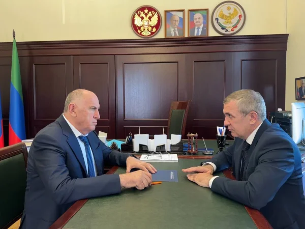 Абдулмуслим Абдулмуслимов встретился с Уполномоченным по правам человека в Дагестане