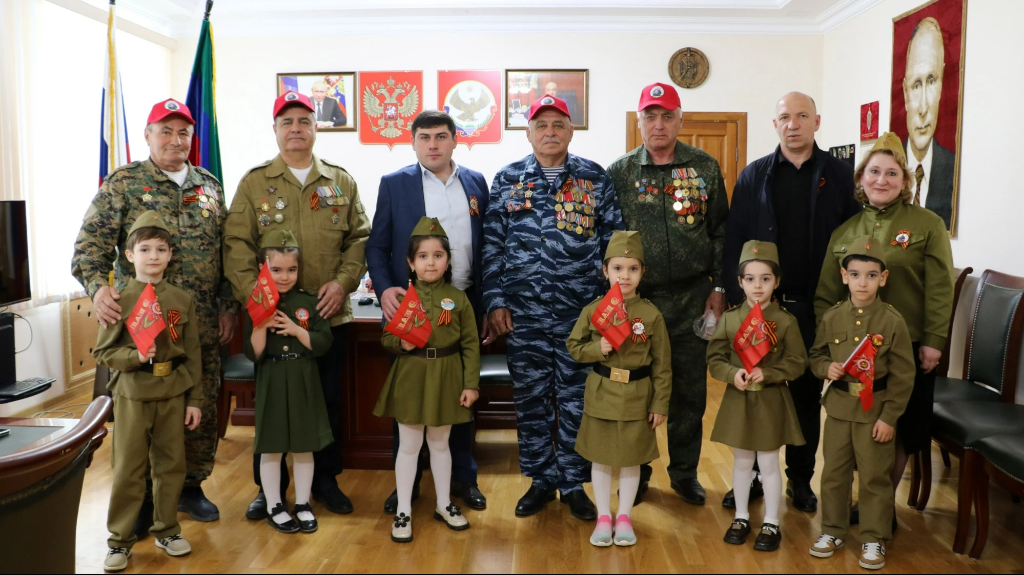 Кайтагский район присоединился к акции памяти «Георгиевская ленточка»