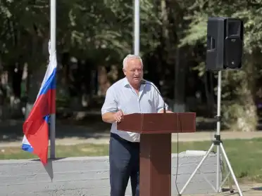 В селе Тарумовка отметили День российского флага
