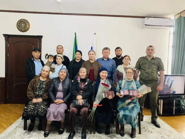 Торжественное вручение госнаград семьям погибших участников СВО состоялось в Ногайском районе