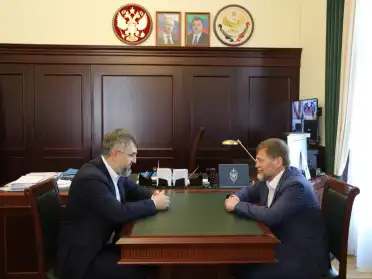 Магомед Рамазанов провел рабочую встречу с Одесом Байсултановым