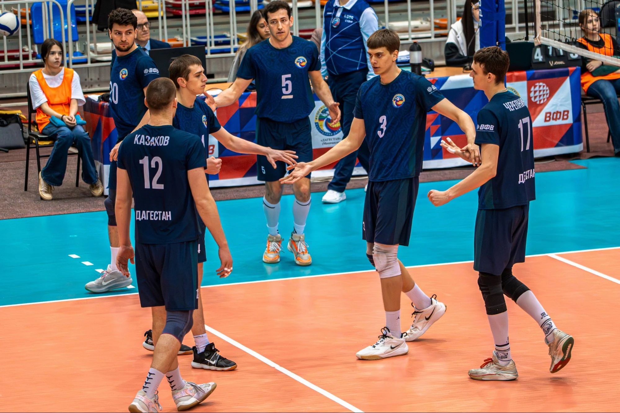 Волейболисты «Дагестана» одержали победу в матче Чемпионата России