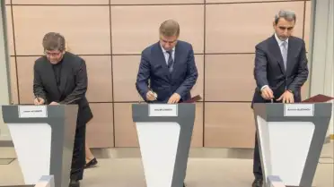 Россия, Азербайджан и Иран подписали протокол о развитии коридора «Север – Юг» через Дагестан