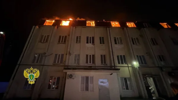 Прокуратура начала проверку по факту пожара в жилом доме Хасавюрта